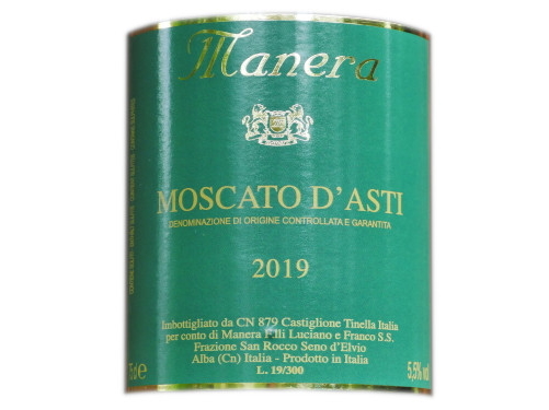 Manera Moscato d'Asti DOCG 2019