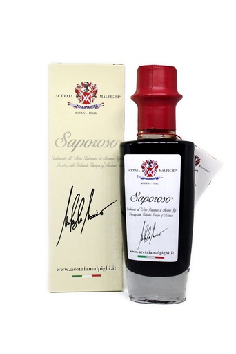 [1005] Acetaia Malpighi "Saporoso", vinaigre balsamique rouge, 200 ml