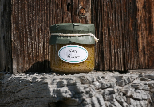 [1166] Olmo, Paté di Olive verdi, Pâté d'olives vertes, 80 g